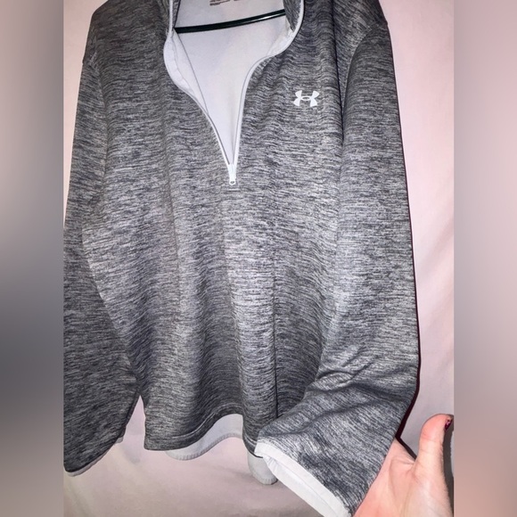 Under Armour Gray Zip Up Sweater - Picture 5 of 10